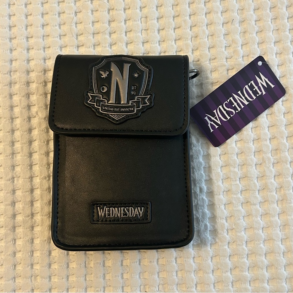 Wednesday Addams Black Crossbody Purse Bag